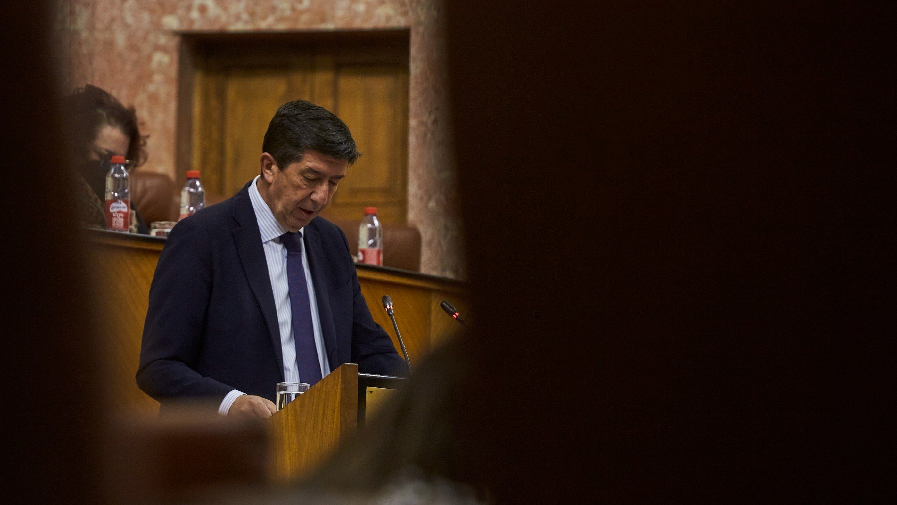 Juan Marín en el Parlamento de Andalucía. (Foto: EP)