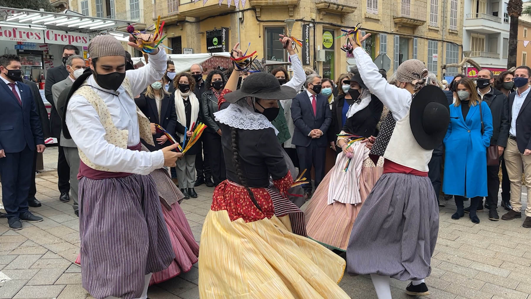 Muestra de ‘ball de bot’ en la inauguración del Dijous Bo.