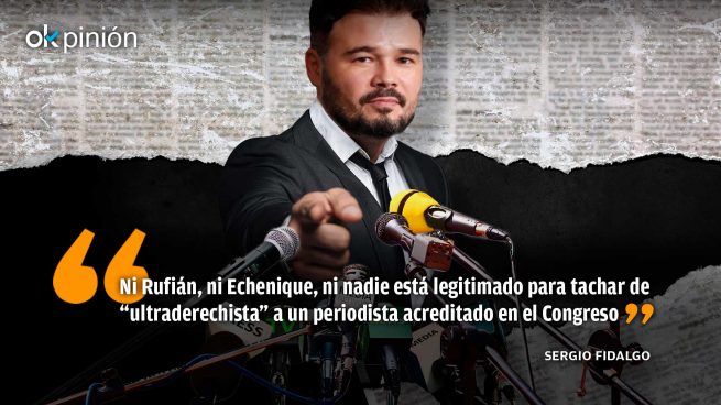 El gulag mediático de Rufián y Echenique