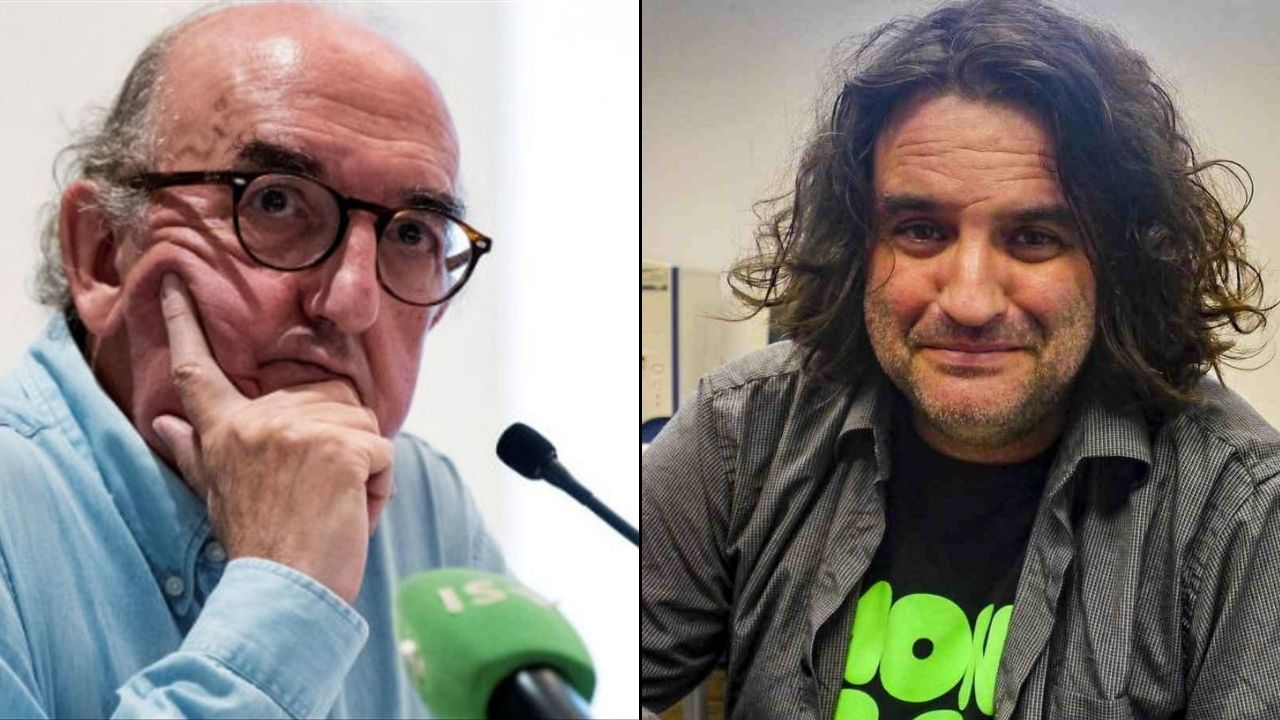 Jaume Roures y Peer Rusiñol.
