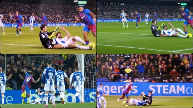 barcelona espanyol penalti