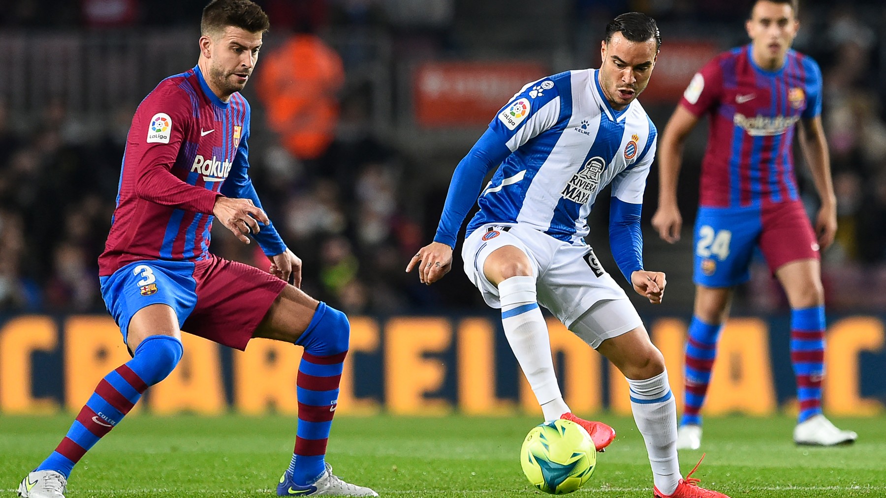 Liga Santander 2021 – 2022 | Barcelona – Espanyol, en directo. (AFP)