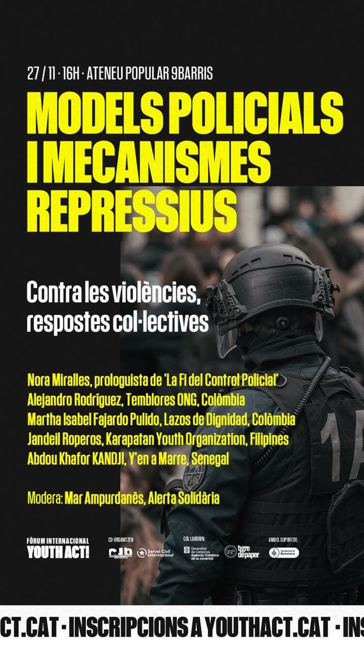 La Generalitat y Colau patrocinan una charla sobre “represión policial” el día de la marcha contra Marlaska