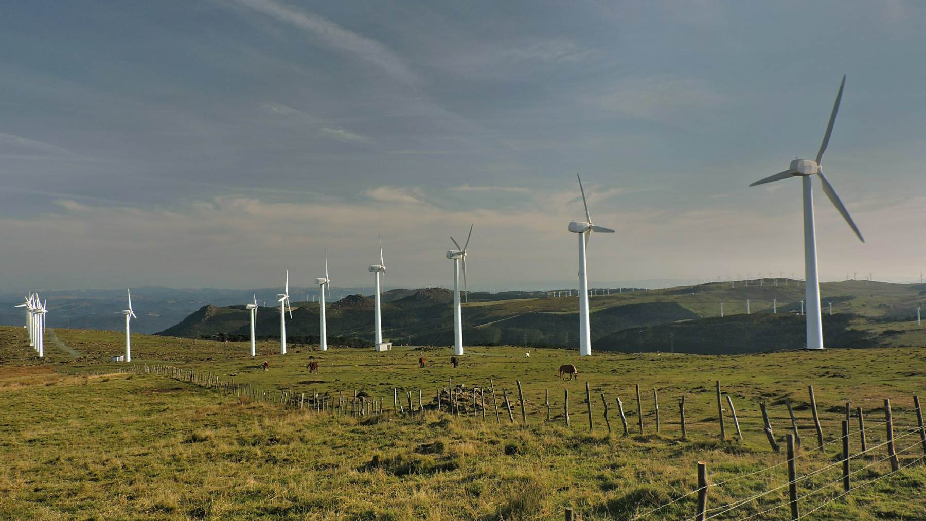 Los parques eólicos debilitan el viento