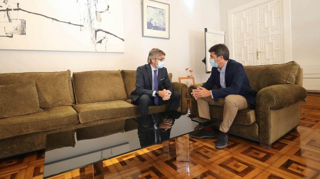 Carlos Mazón con Luis Alberto Marín en la Diputación de Alicante