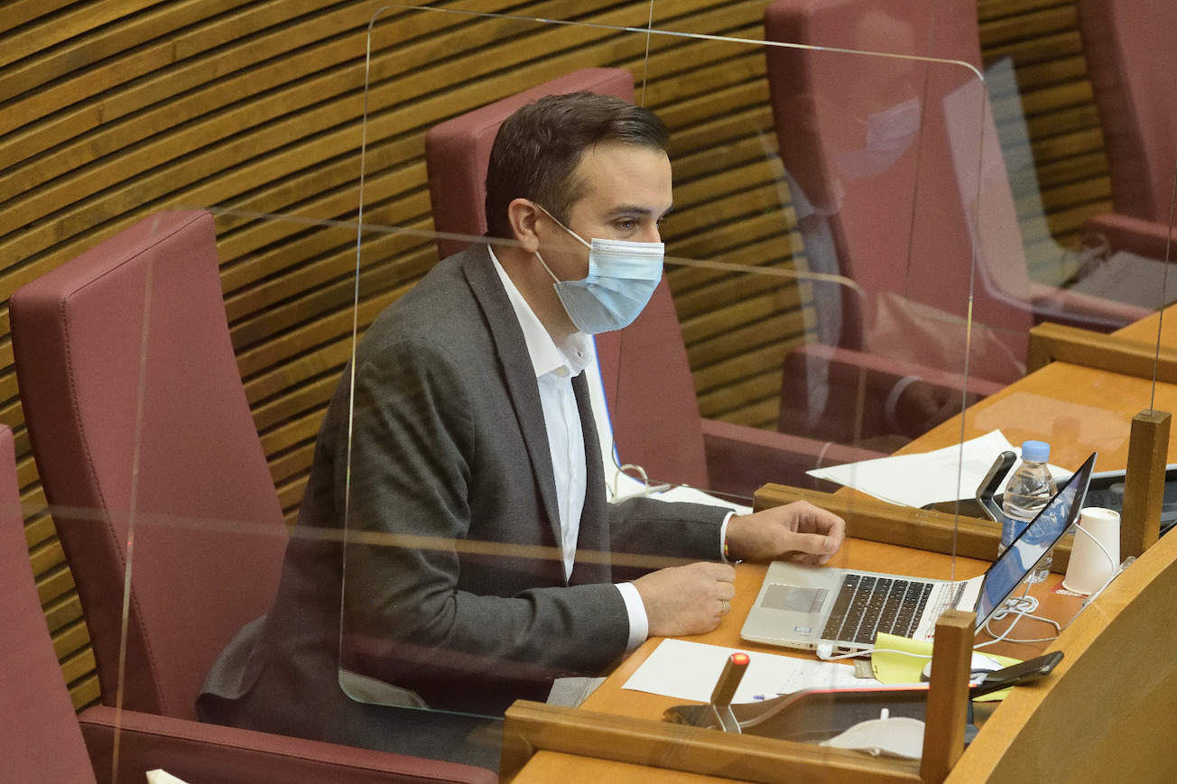 El diputado de Vox en las Cortes Valencianas Miguel Pascual.