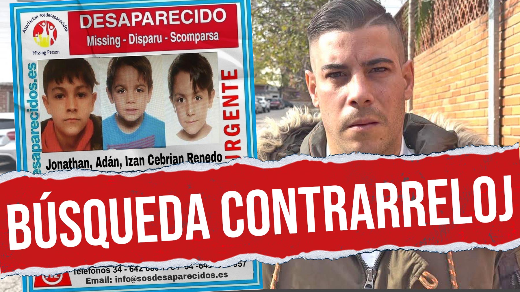 La Policía y Guardia Civil busca a tres niños de Aranjuez desaparecidos.