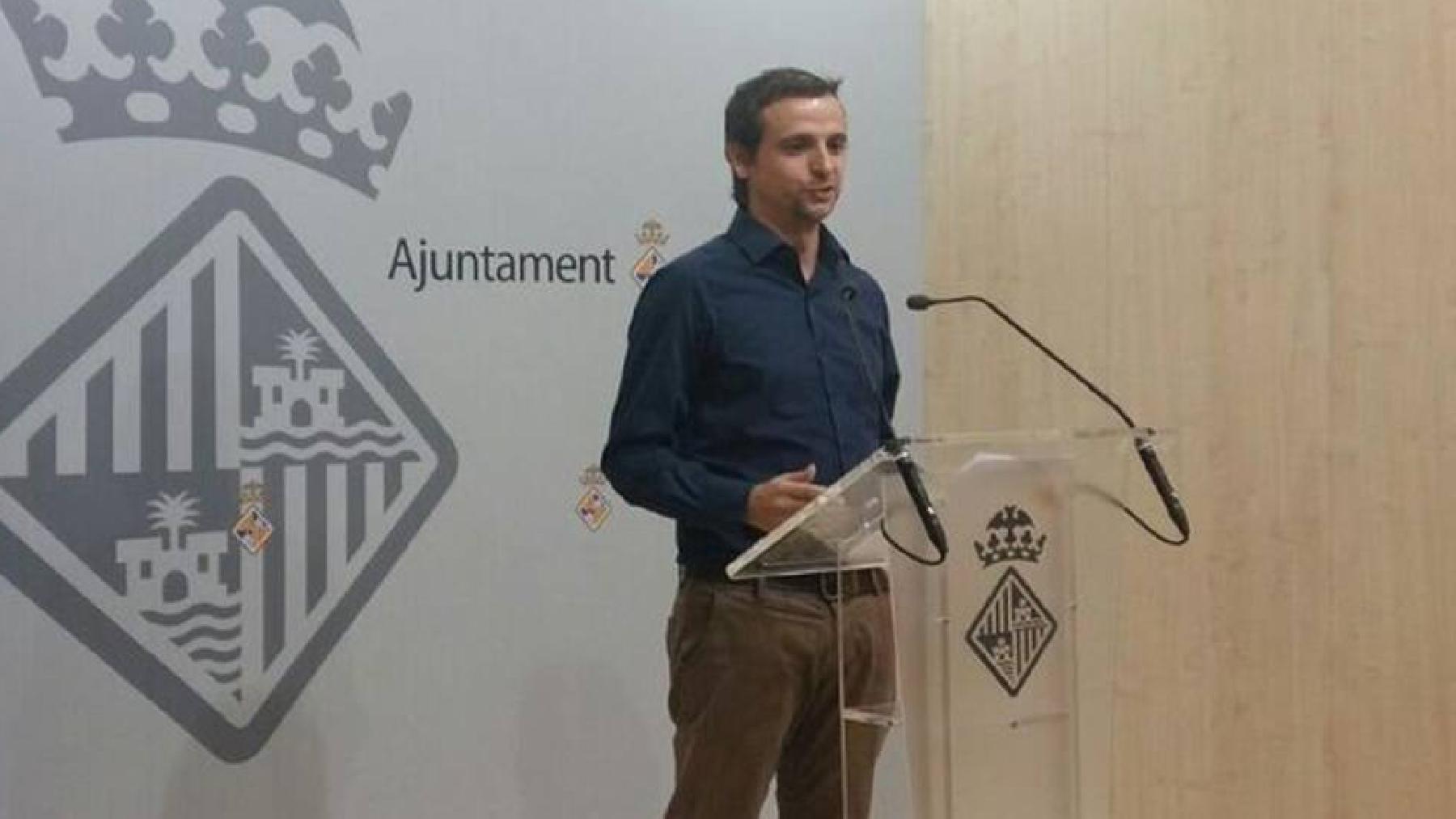El concejal independentista de Més per Mallorca, Llorenç Carrió.