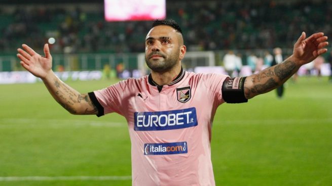 Miccoli, con el Palermo.