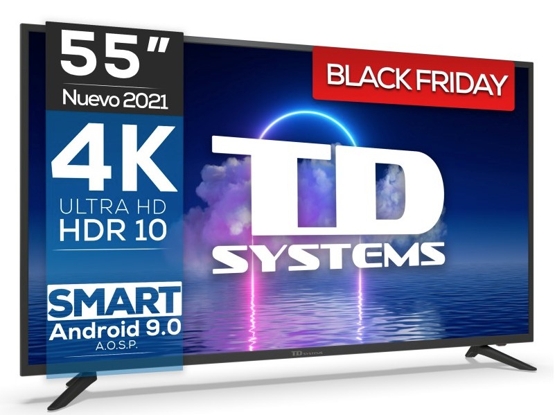 Ha llegado el Black Friday a TD Systems para que renueves el televisor a ¡unos precios irresistibles!