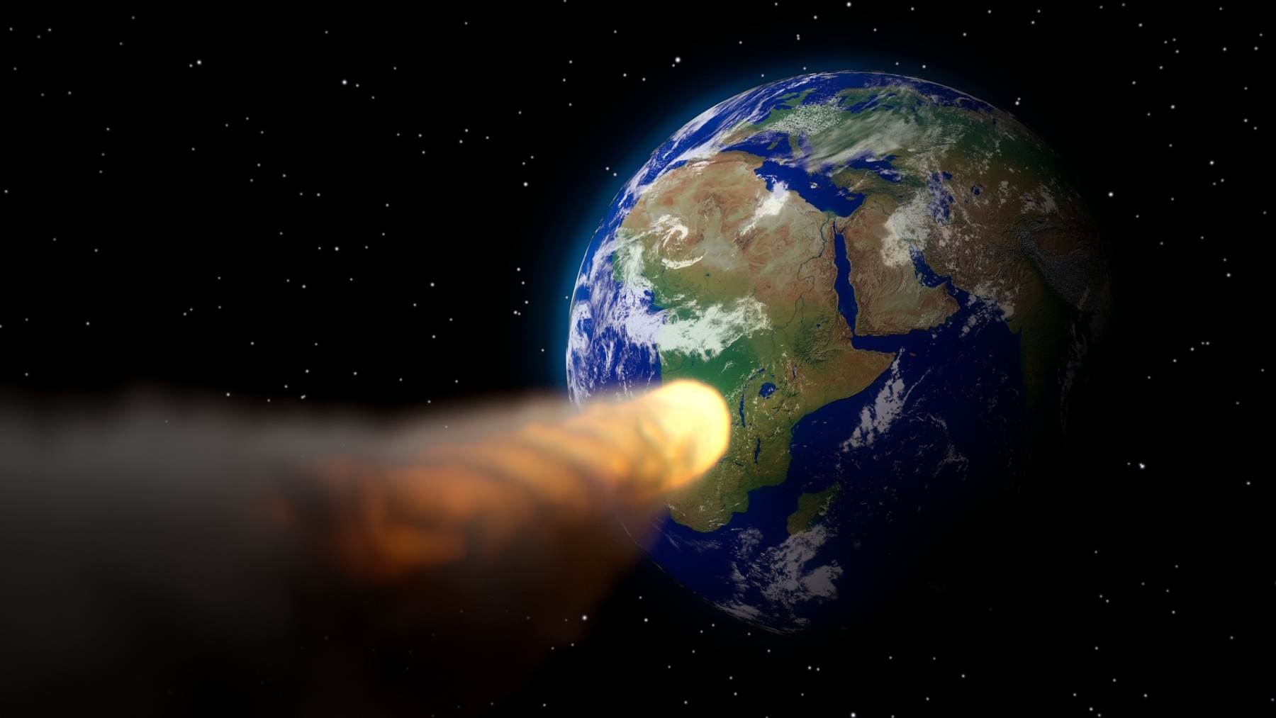 Civilización destruida por un cometa