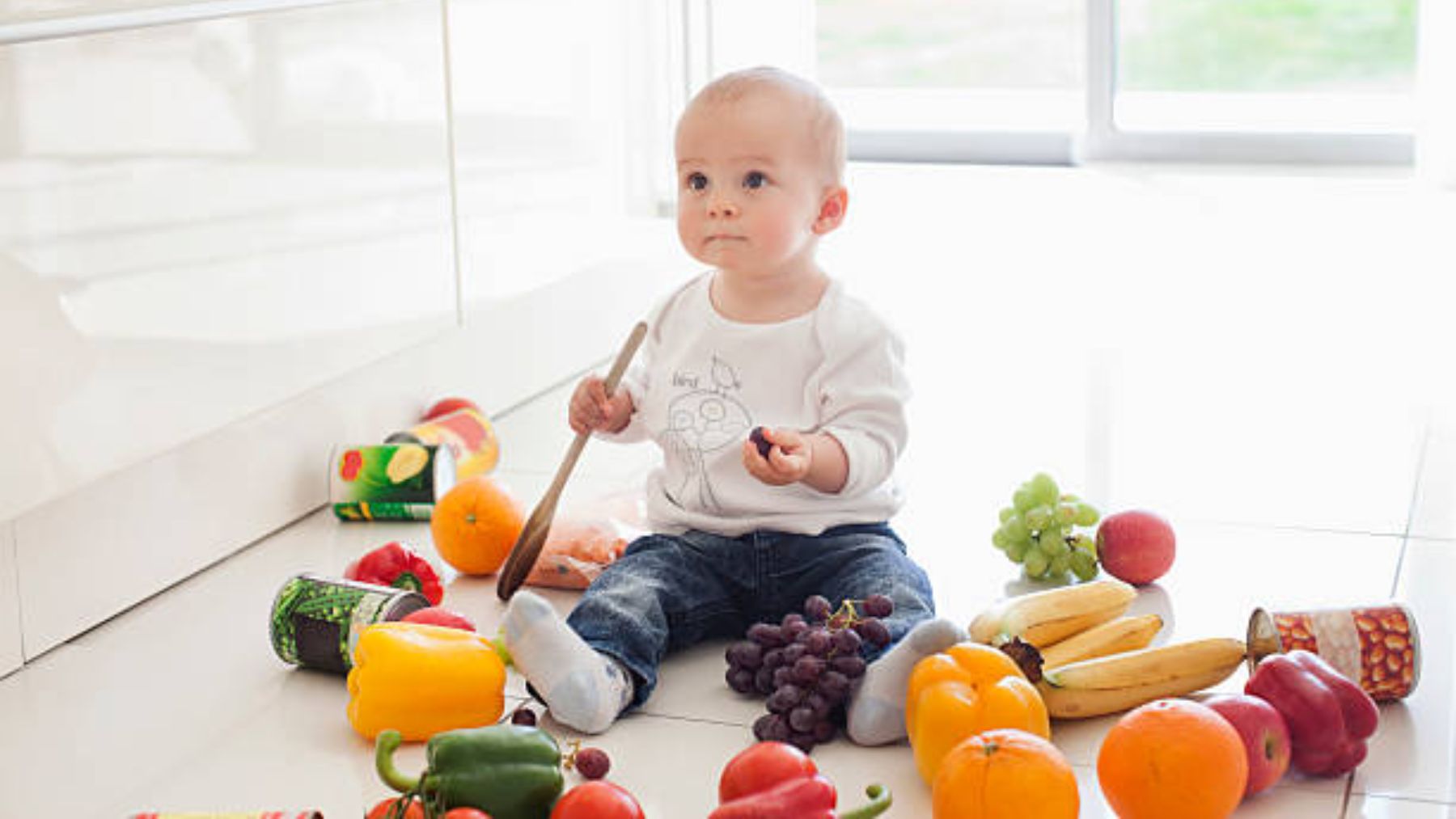 Los alimentos que podemos darle al bebé a partir del año