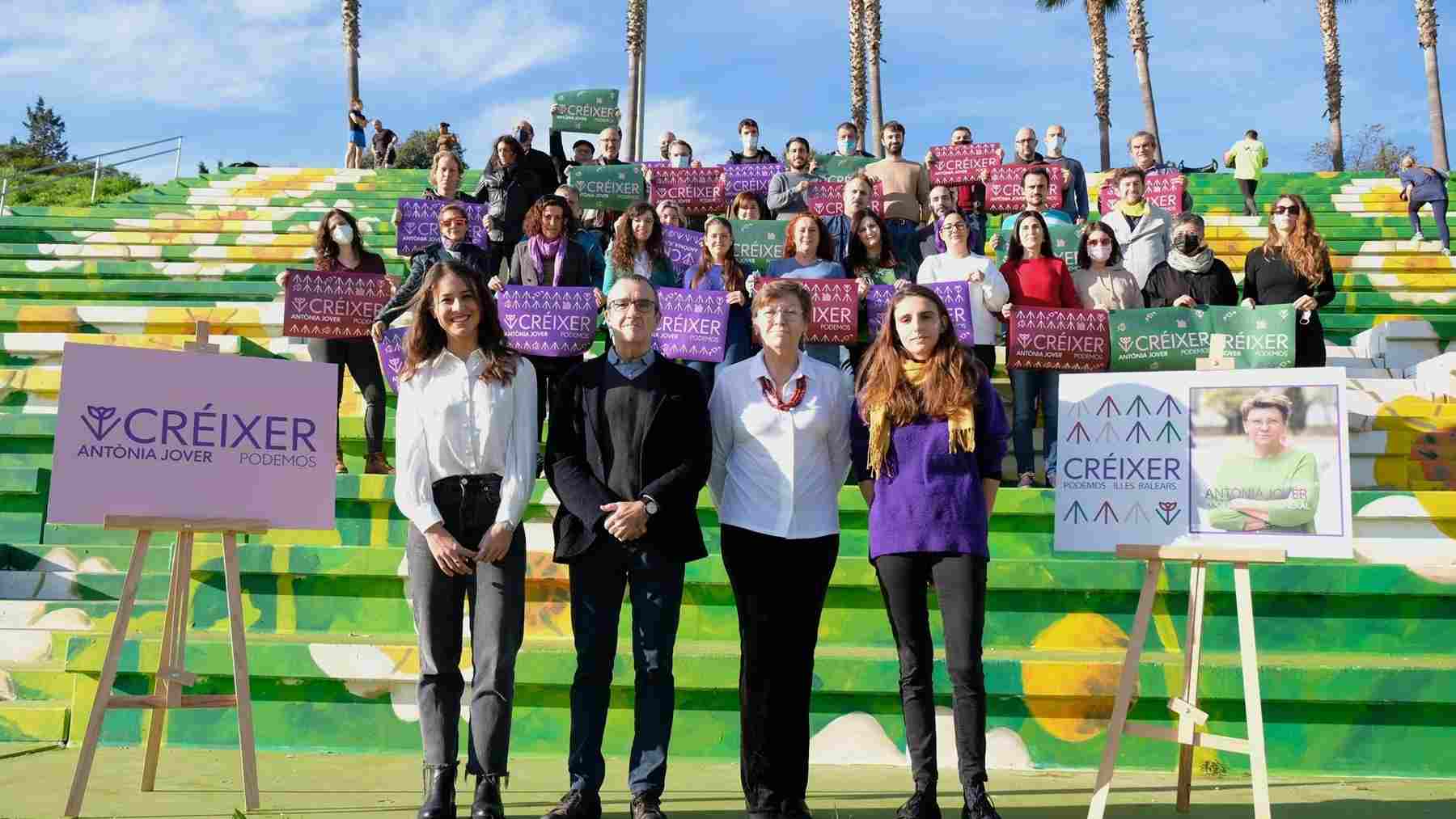 Presentación de la candidatura de Antònia Jover a coordinadora de Podemos Baleares.