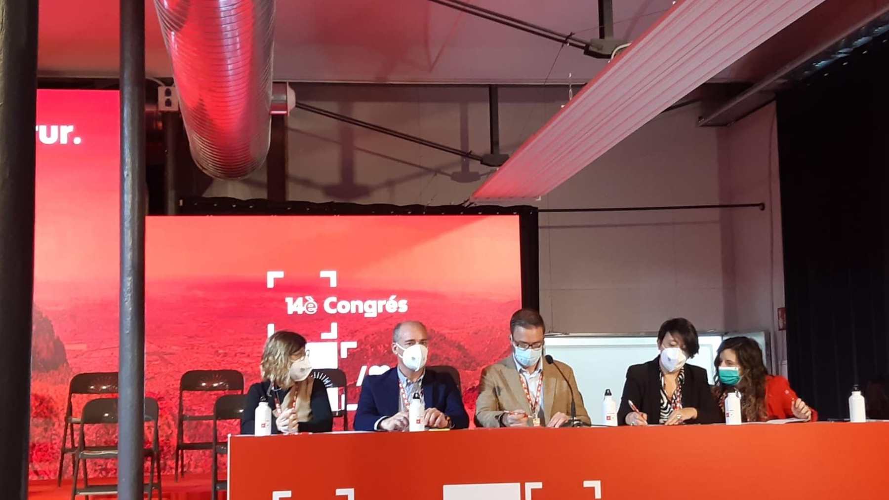 El alcalde de Palma, José Hila, preside el XIV Congreso del PSOE balear.
