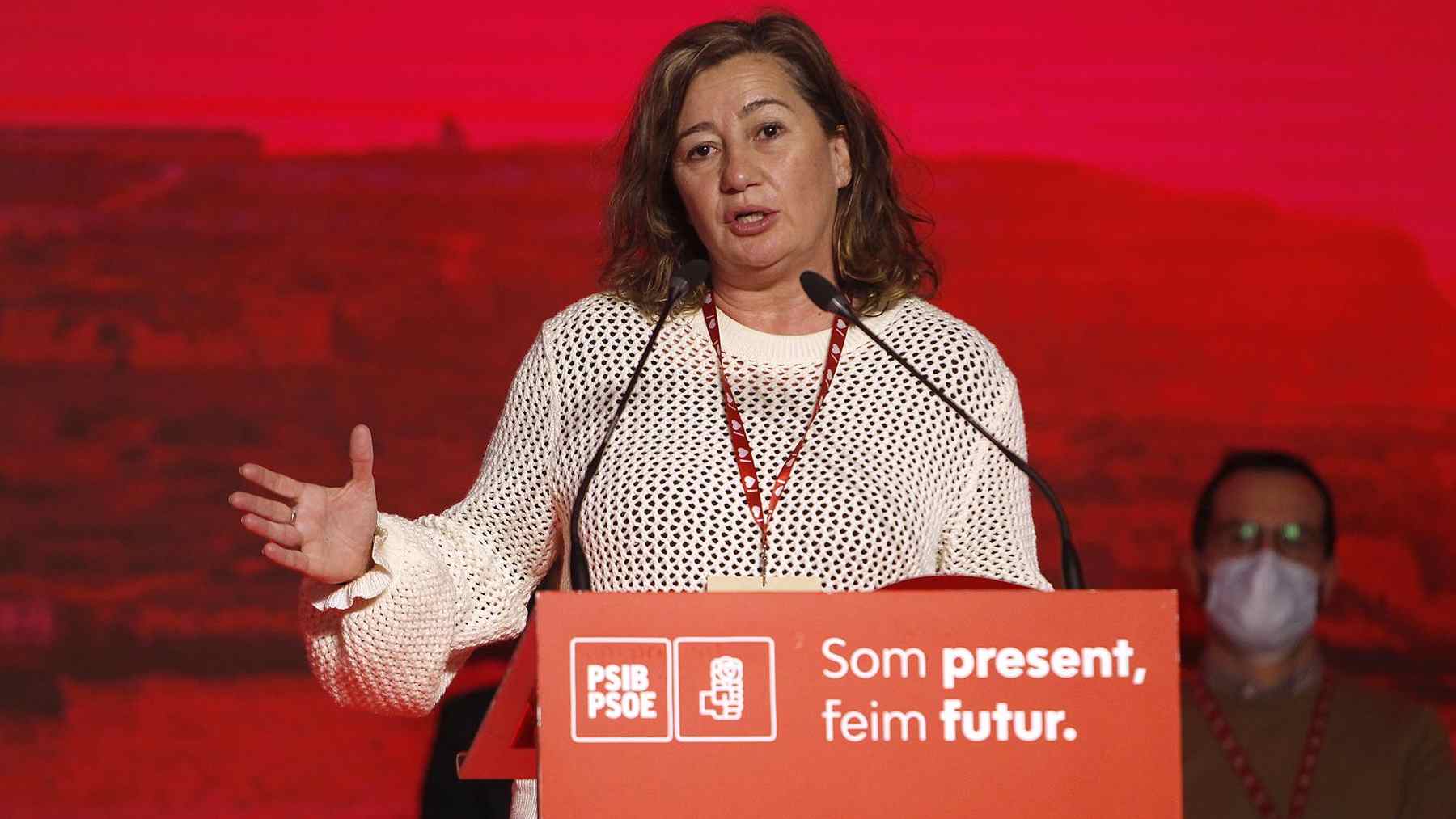 La presidenta de Baleares y secretaria general del PSIB-PSOE, Francina Armengol.