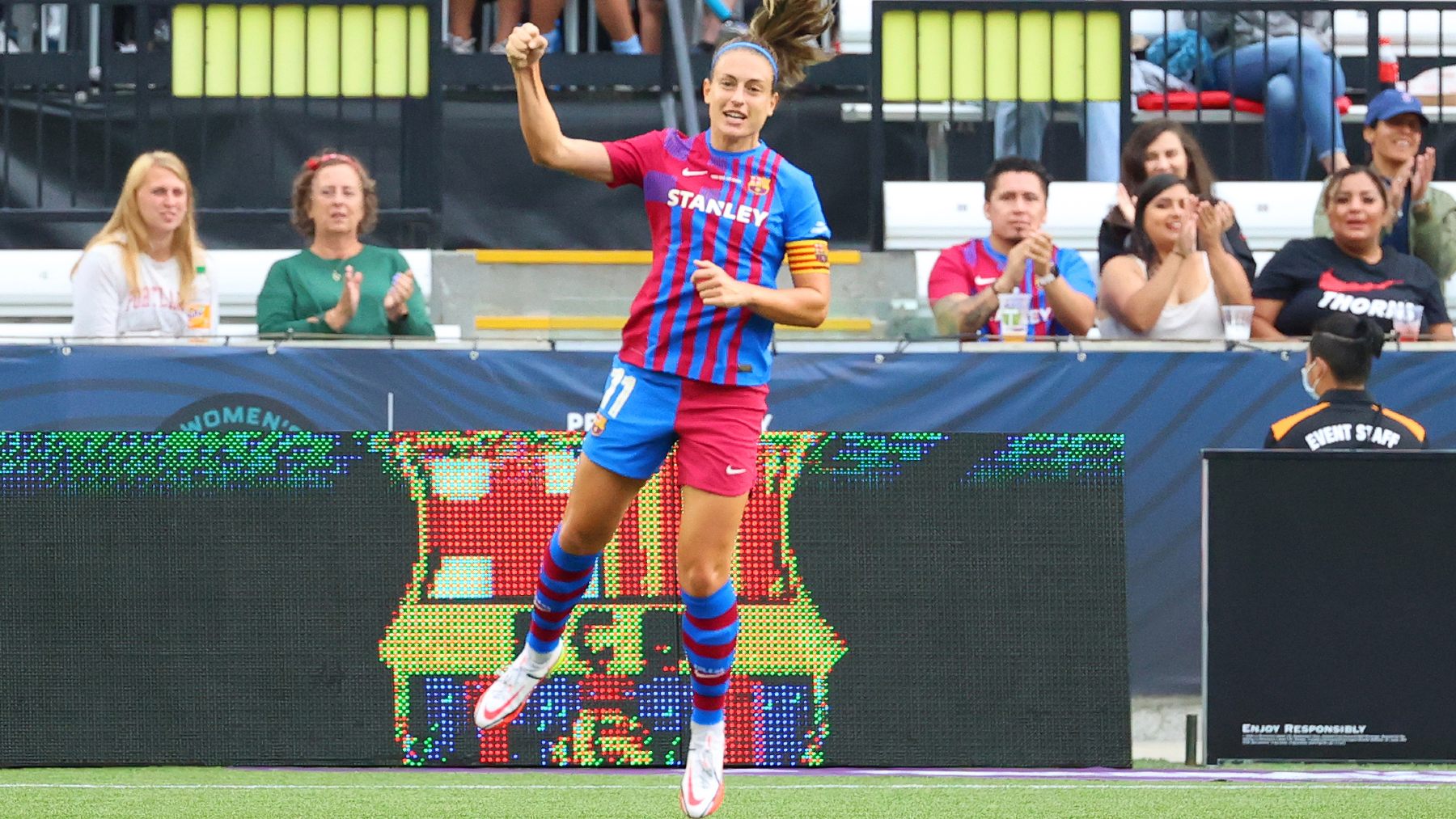 Alexia Putellas, en un partido con el Barcelona. (Getty)