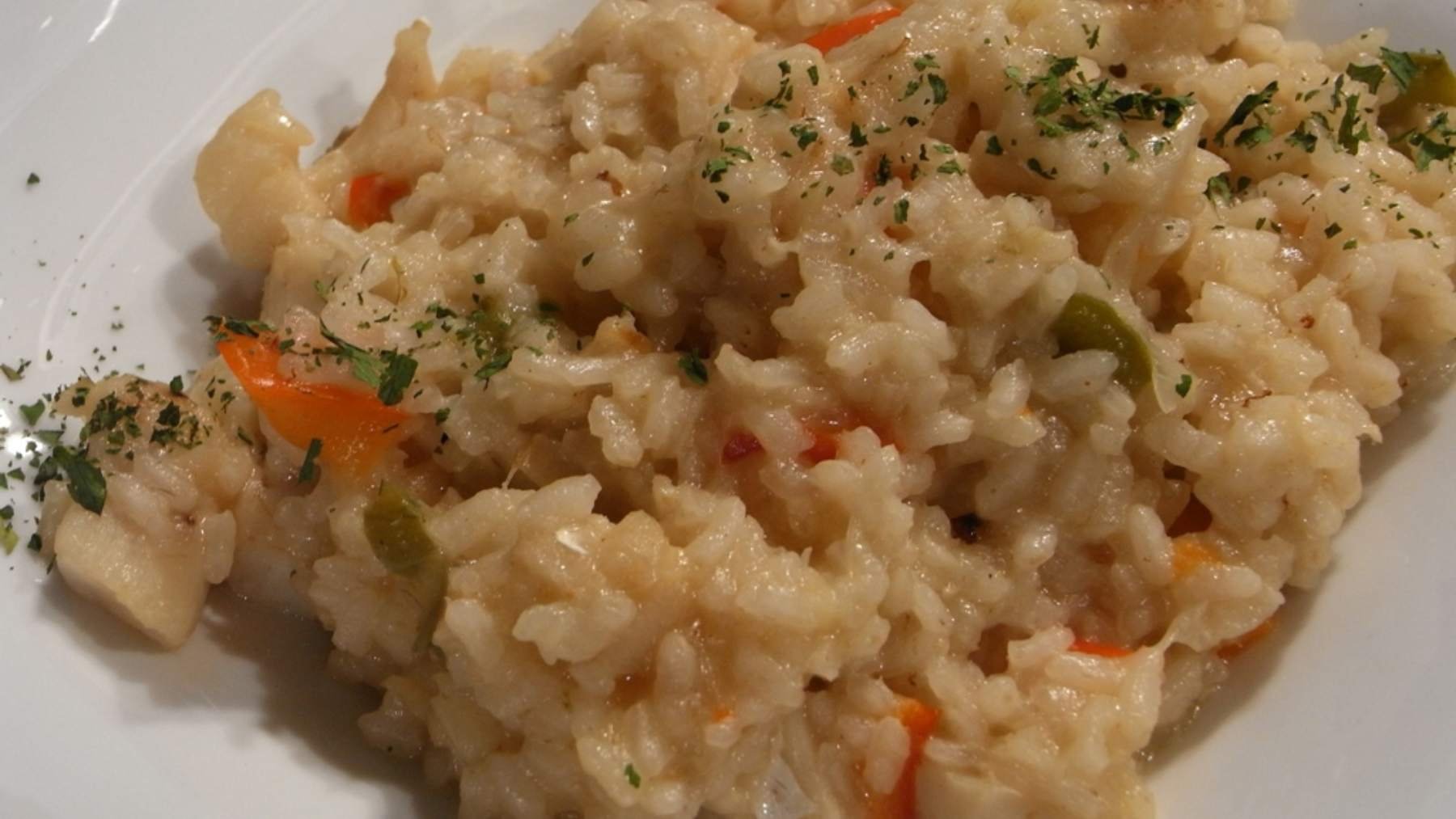 Arroz meloso con boniato