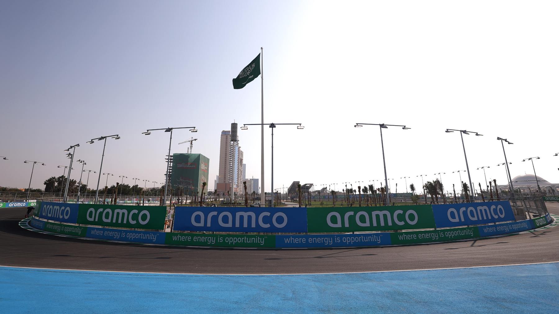 Una imagen del circuito de F1 de Arabia Saudí. (Getty)