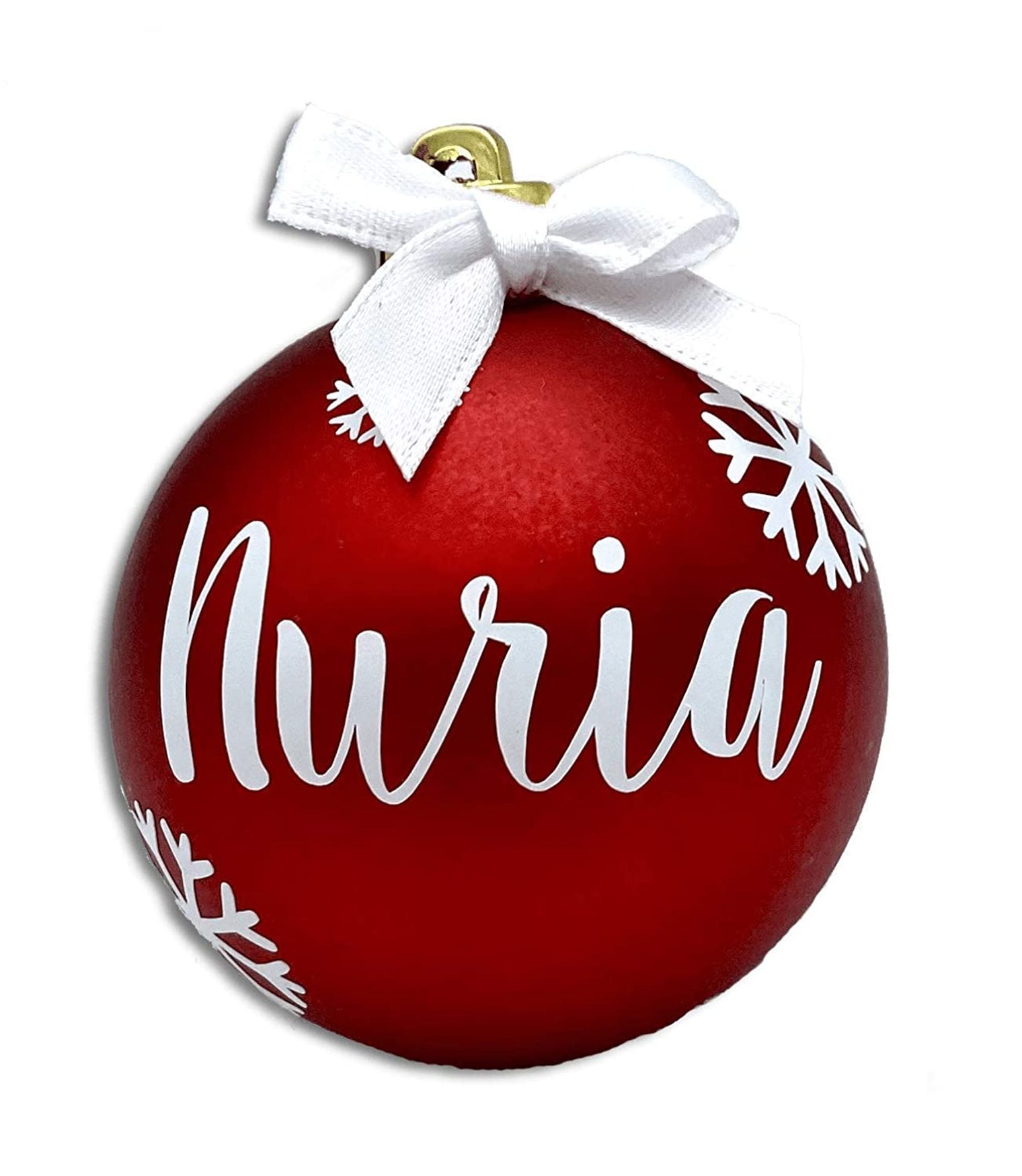 Bola De Navidad Personalizable - Se Abre Por La Mitad, Incluye Cordón Elástico, Ideal Para Fotos O Mensajes