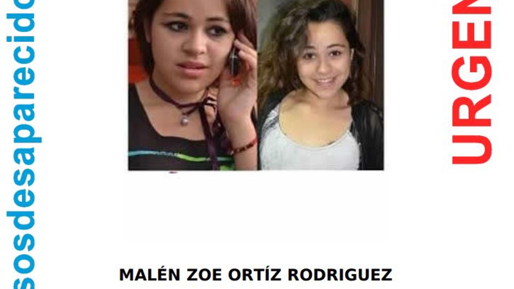 Se cumplen ocho años de la desaparición de Malén Ortiz. SOSDESAPARECIDOS