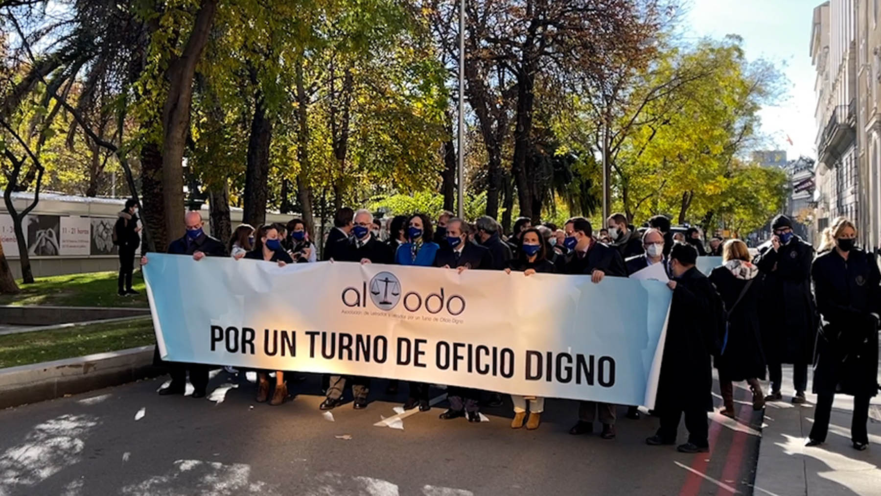 Manifestación para apoyo a Francisco Javier Lara.1