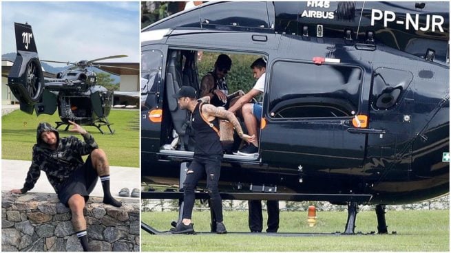 El helicóptero de Neymar.