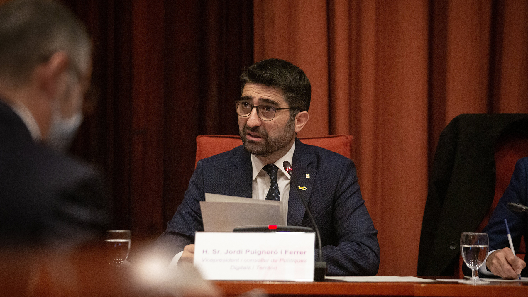 El vicepresidente y conseller de Políticas Digitales de la Generalitat, Jordi Puigneró. (Ep)