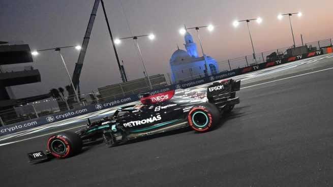 Hamilton, en el GP de Arabia Saudí.