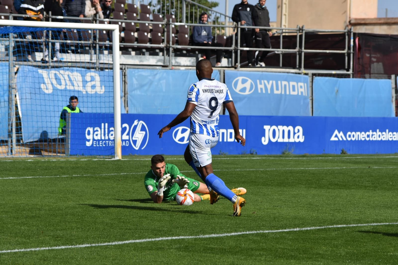 Vinicius Tanque, en un partido reciente