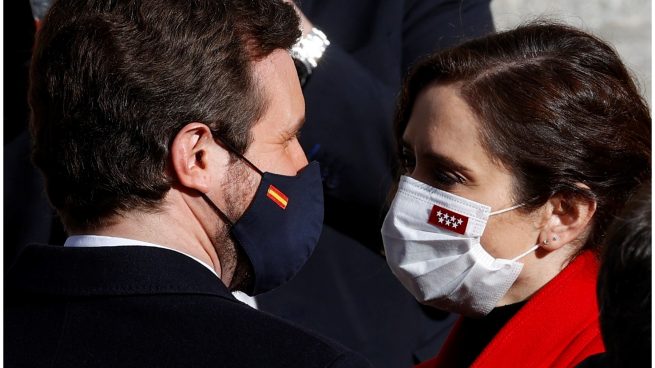 Pablo Casado e Isabel Díaz Ayuso.