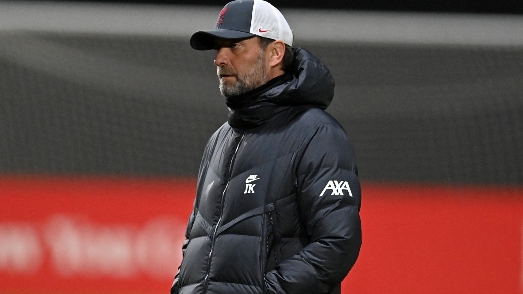 Jürgen Klopp durante un entrenamiento con el Liverpool. (AFP)