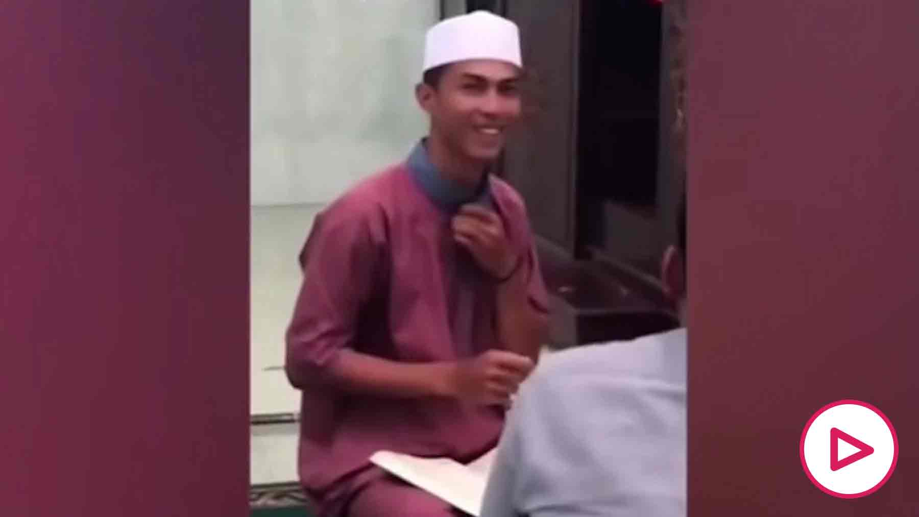 The incredible Indonesian double of Cristiano Ronaldo that sweeps social networks