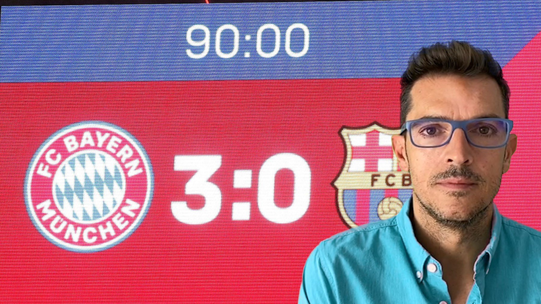 Látigo Serrano habla del descenso del Barça a la Europa League.