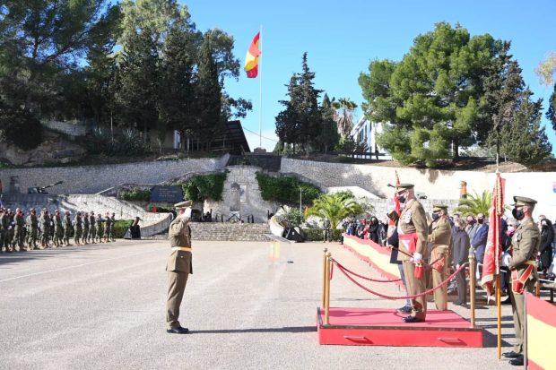 El Arma Infantería celebra su patrona en Palma con el ensalzamiento de su misión durante la pandemia