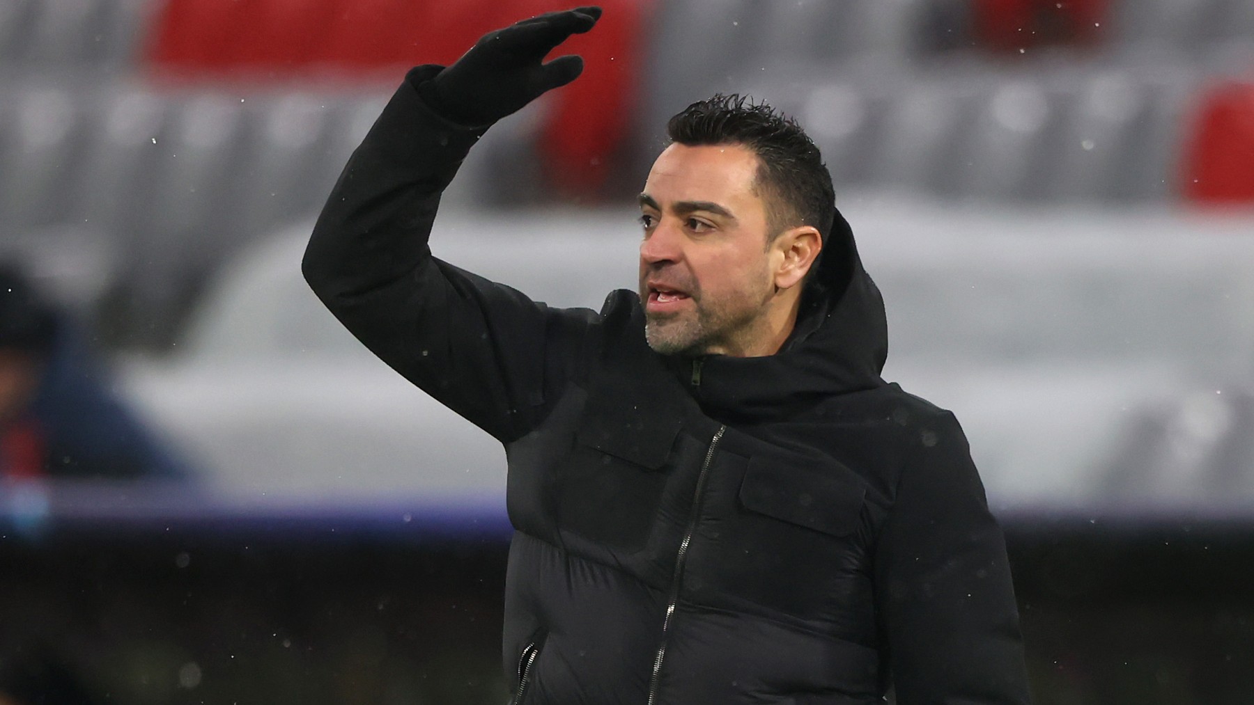 Xavi, durante el Bayern – Barcelona. (Getty)