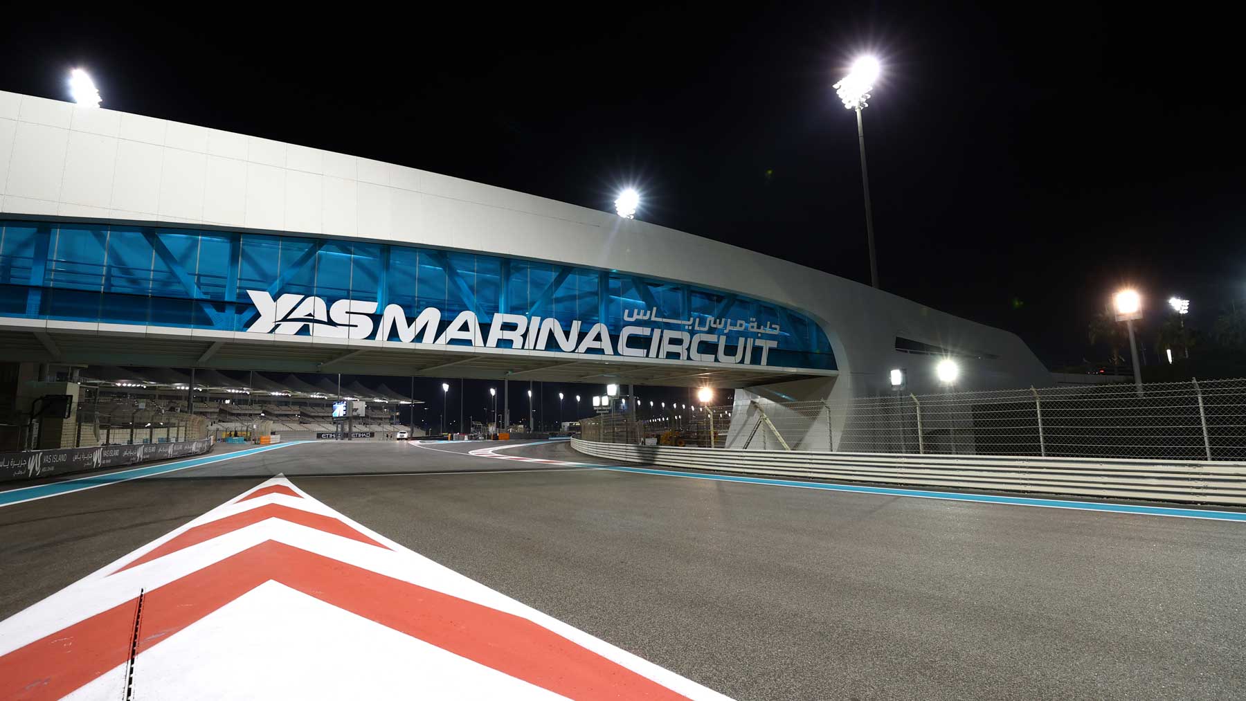 Circuito de Yas Marina, en el que se disputa el GP de Abu Dabi de Fórmula 1, última carrera del Mundial de F1 (Getty)