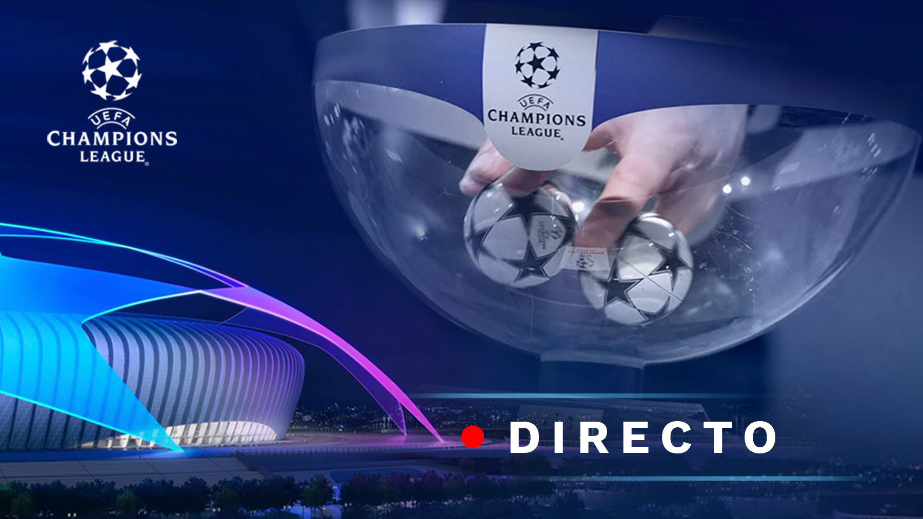 En directo: sorteo de los octavos de final de la Champions League.