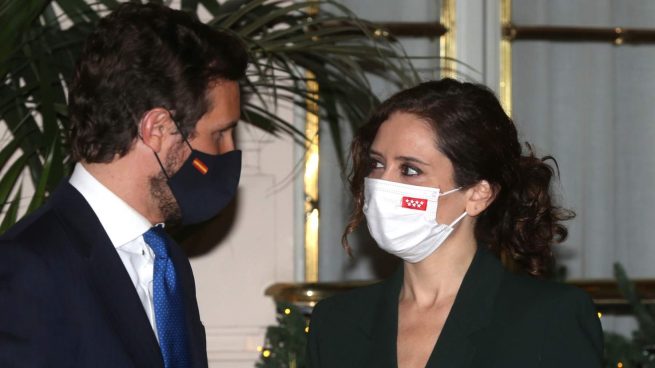 Pablo Casado e Isabel Díaz Ayuso.