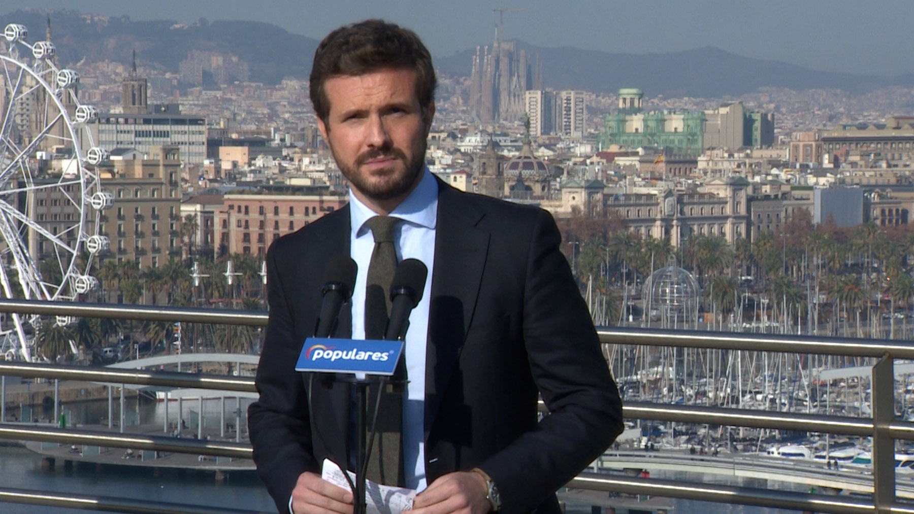 Pablo Casado en Barcelona.