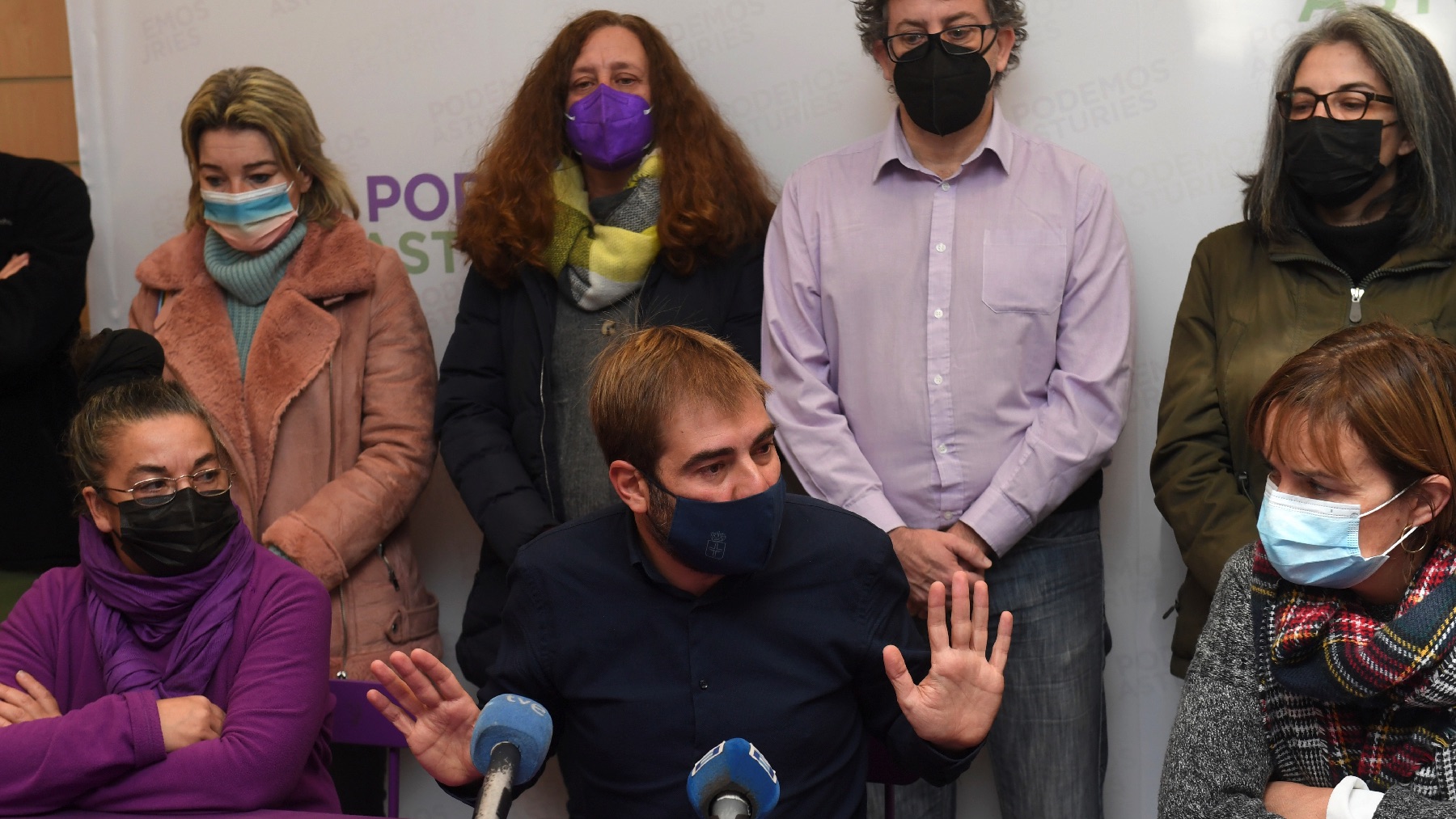 Daniel Ripa, actual líder de Podemos Asturias. (Foto: EFE)