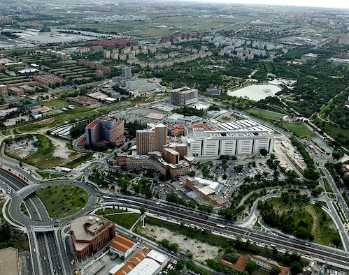 Vista Aérea del Hospital Universitario 12 de Octubre.