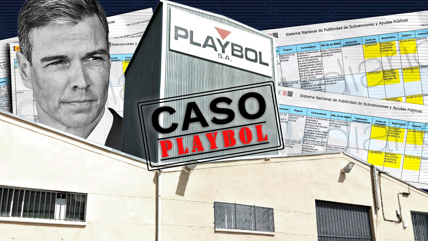 Montaje del ‘caso Playbol’.