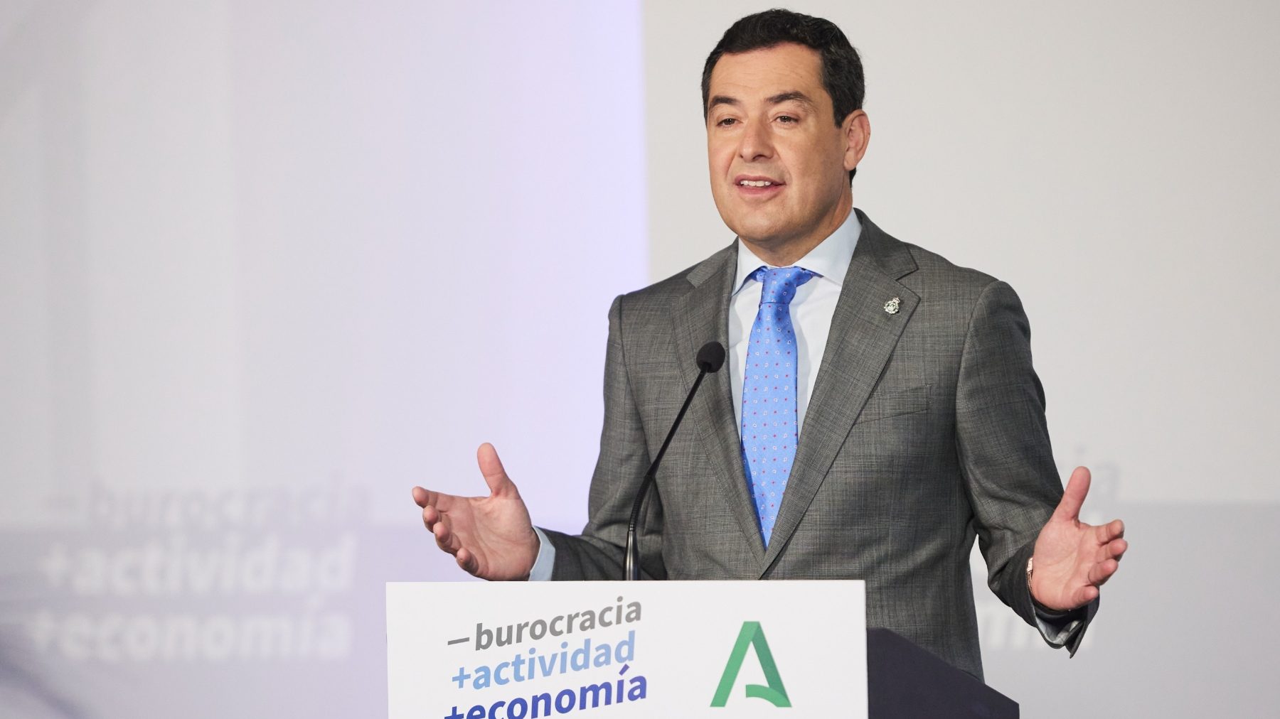 Juanma Moreno, presidente de la Junta de Andalucía (JOAQUÍN CORCHERO / EUROPA PRESS).