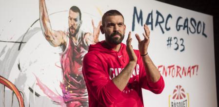 Marc Gasol, tras anunciar que jugaría con el Girona