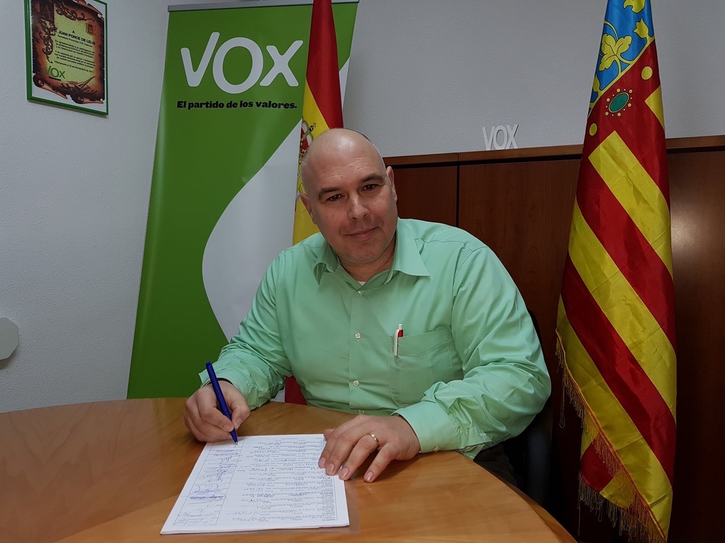 El concejal de Vox en el Ayuntamiento de Massamagrell José Carlos Grau.