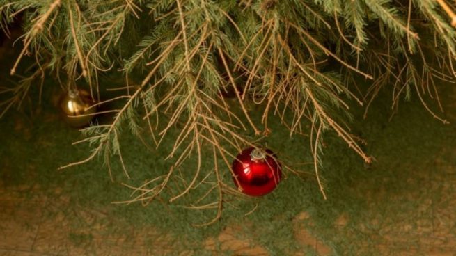 árbol Navidad seco
