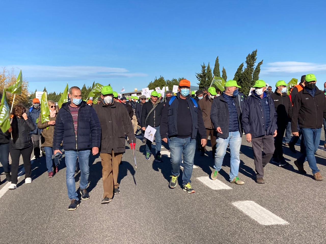 Agricultores valencianos en una manifestación reciente.