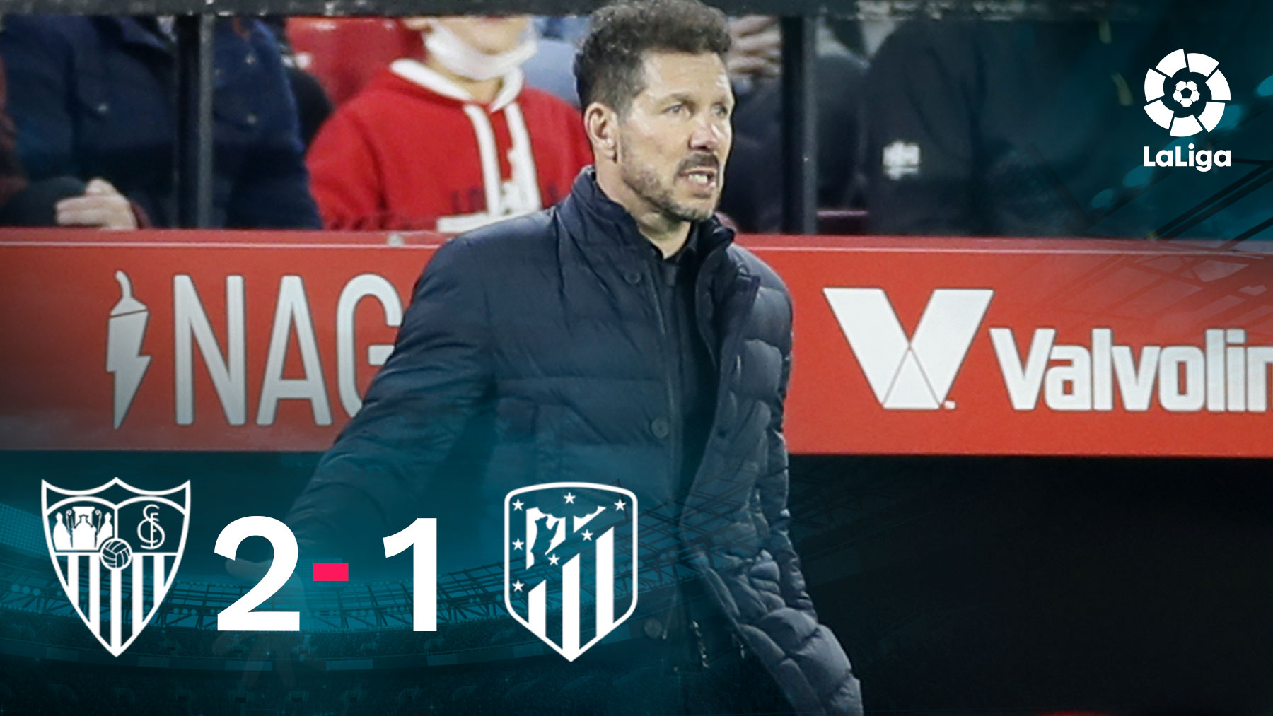 El Atlético cayó contra el Sevilla.