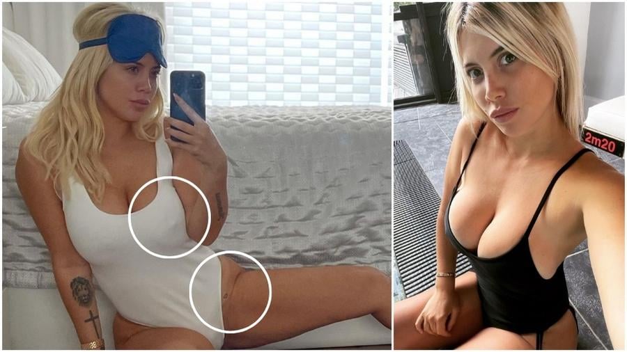 El polémico posado de Wanda Nara.