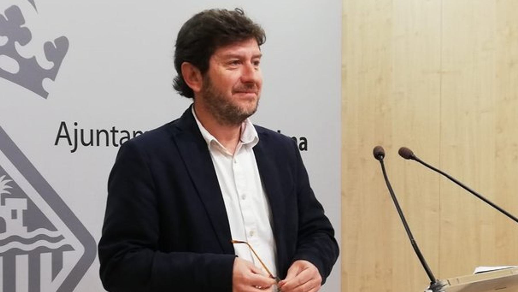El concejal de Gobierno Interior del Ayuntamiento de Palma, Alberto Jarabo (Unidas Podemos).